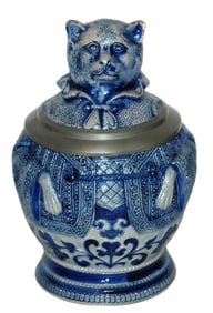 Aristocratic Cat w Fancy Clothes Character Stein