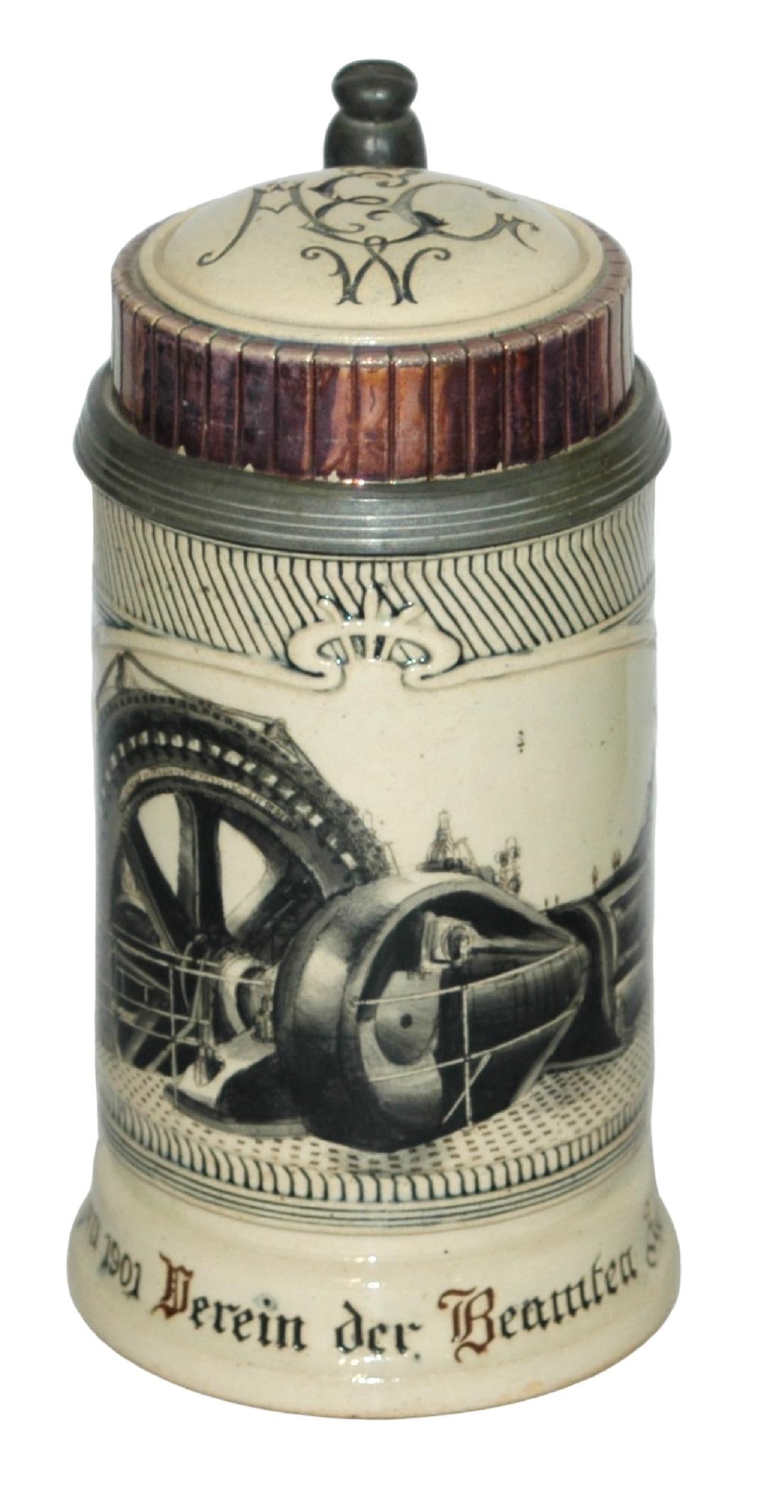 Occupational Character Stein of Insulator w Design (1 of 5)