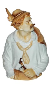 Alpine Man w Pipe Schierholz Character Stein