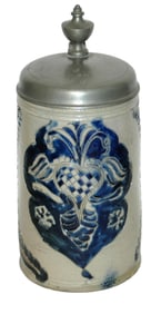 1L Westerwald 1790 Two Headed Eagle Stein