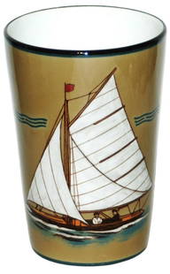 Villeroy & Boch Dresden Sailing Boat Large Beaker: Villeroy & Boch Dresden PUG 1/2L Beaker. Sailing boat. Large size. Mint.