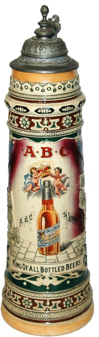 3L ABC Brewery St Louis Brewery Stein (1 of 4)