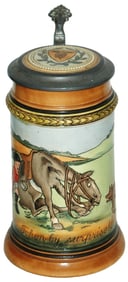 Comical Scene of Rider & Horse Hanke Stein