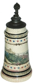 Diesinger Heidelberg Castle Threaded Relief Stein