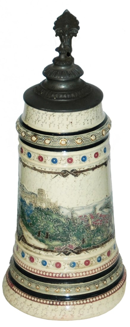Diesinger Heidelberg Castle Threaded Relief Stein (1 of 4)