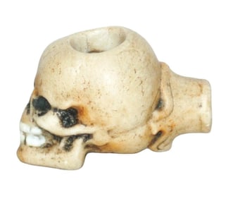 Bohne Porcelain Skull Character Pipe