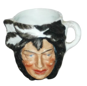 Bohne Porcelain Indian Character mug