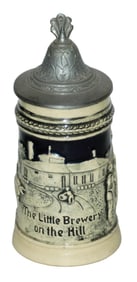 Little Brewery on the Hill  1/8L Relief Stein