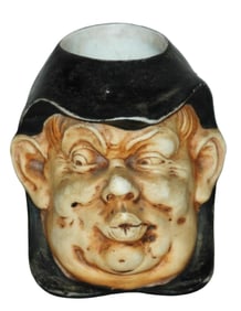Bohne Porcelain Monk Character MatchHolder Striker