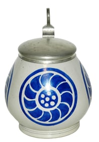 Franz Ringer Art Nouveau Panels Stoneware Stein