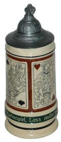 Suites of Playing Cards Etched JW Remy Stein