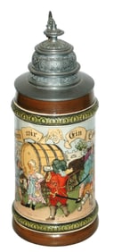 1L HR Etched Stein Drinkers at Large Barrel