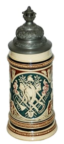 Occupational Fireman Scenes & Tools Stein