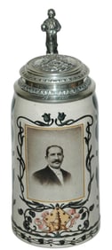 1L Photo Transfer of Bowler Stein w Bowling Lid