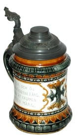 Rorstrand Sweden Floral & Verse Porcelain Stein