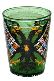 Egermann Beaker Enamel Eagle w City Shields Wings