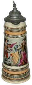 2L Landsknecht & Maiden, Shield & Verse Stein