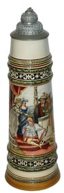 3L HR Boy Musician & Royality Etched Stein