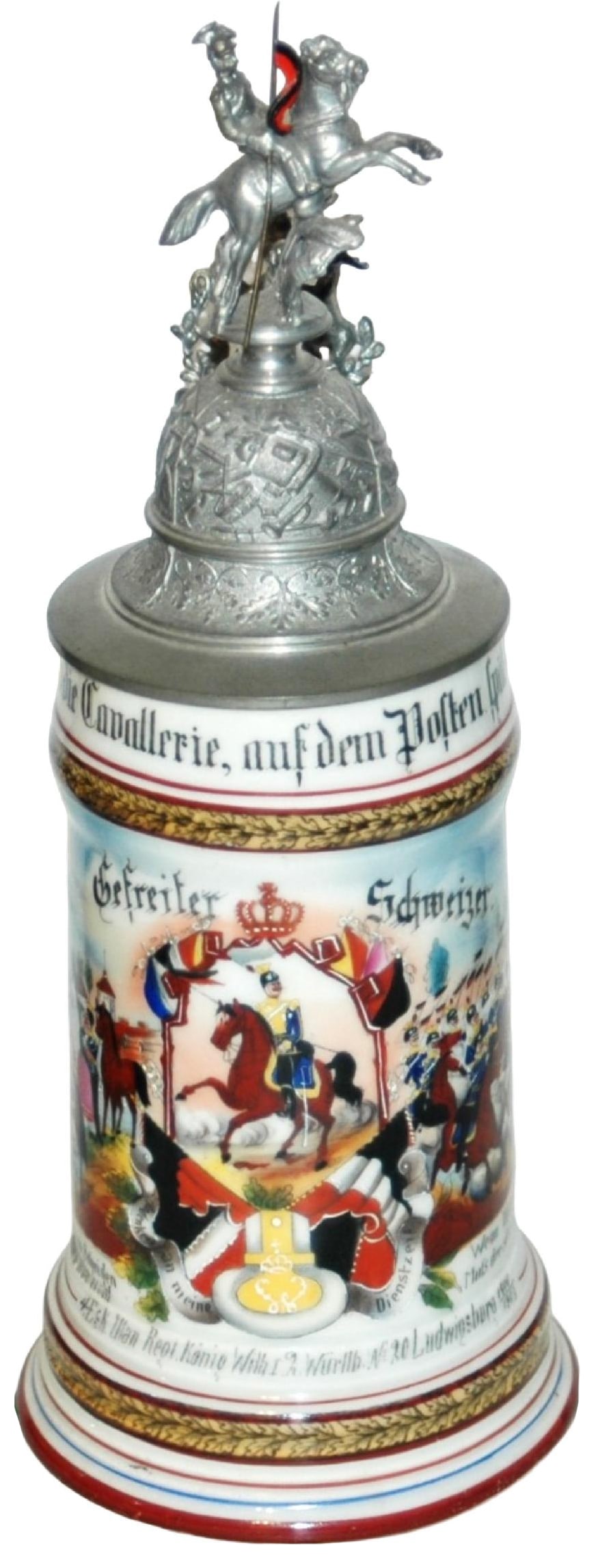 Regimental Ulan No 20 Ludwigsburg Stein (1 of 4)