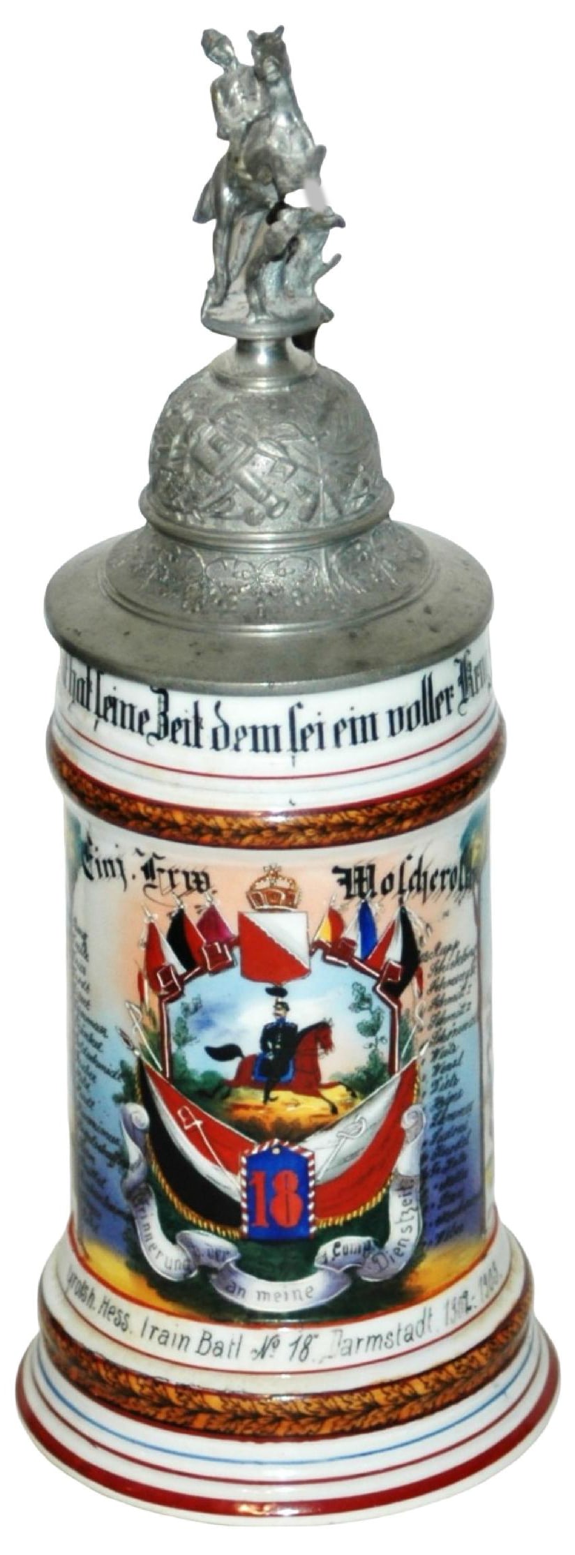 Regimental Hess Train Batl No 18 Stein (1 of 4)