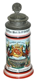 Regimental Grenad Nr 119 Stuttgart City Lid