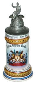 Regimental Stein Baker Symbols Militb 18 Armeecorp