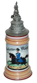 Regimental Drag No 14 Colmari Farming Scene Stein