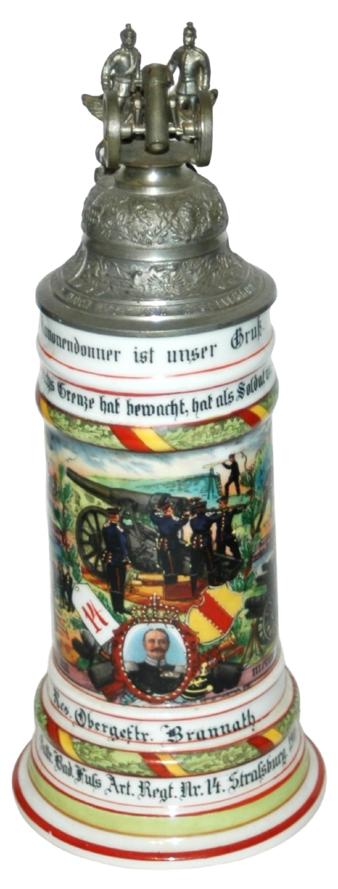 Regimental Fuss Art Nr 14 Strassburg Stein (1 of 4)