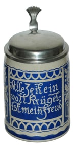 Franz Ringer Floral & Verse Stoneware Stein