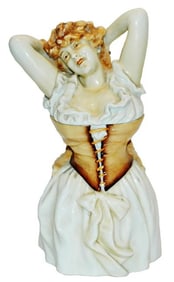 Barmaid Schierholz Porcelain Character Stein