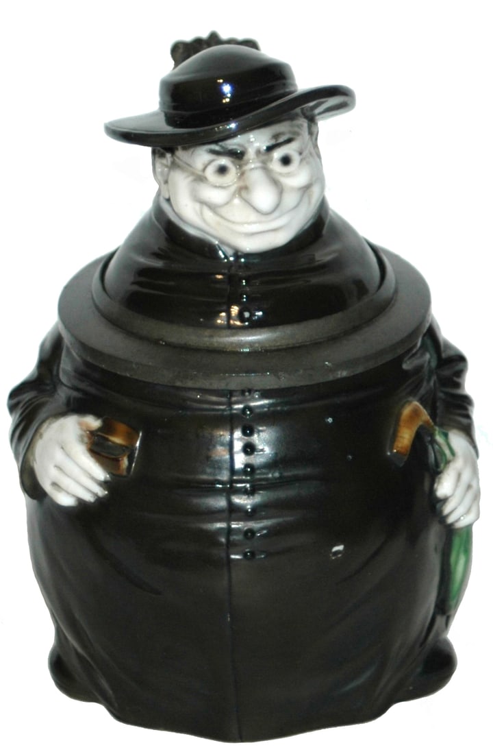 Rare Bohne Monk Character Stein,  One of 4 Known (1 of 4)