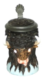 Uncommon 1/4L Bison Bohne Character Stein