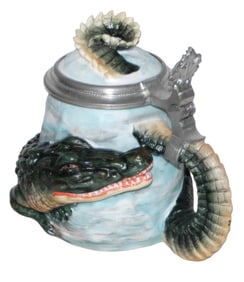 1/4L Wrap Around Alligator Bohne Character Stein