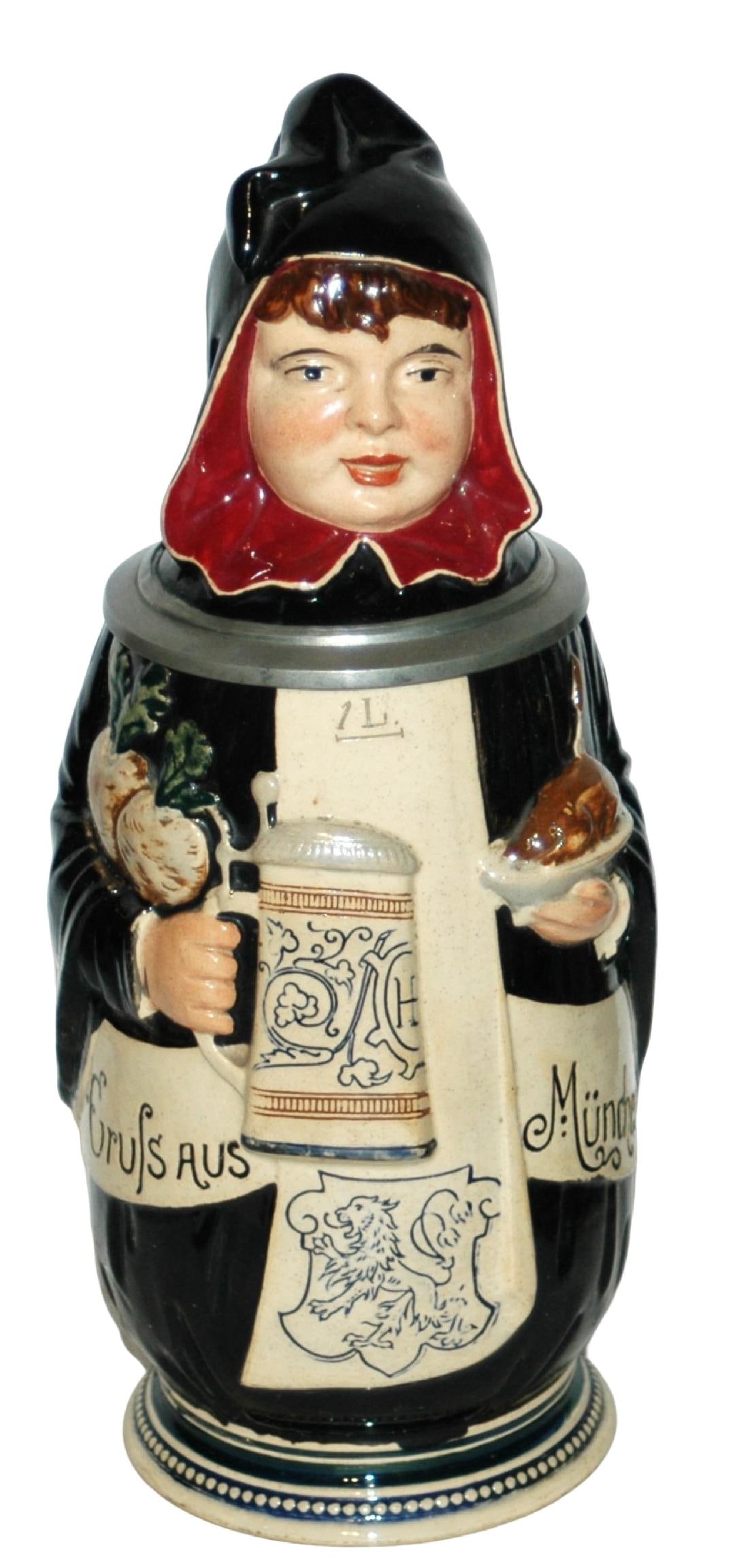 1L Munich Child w Chicken Dinner Character Stein (1 of 3)