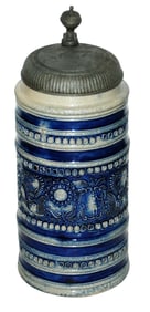 1L Westerwald Stoneware Stein c.1700