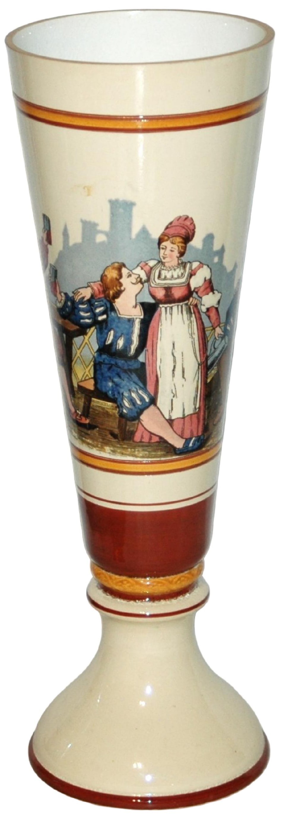 Mettlach Drinking Landsknecht 13-1/2" Beaker (1 of 4)