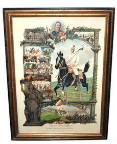 Framed Regimental Certificate Garde du Corps