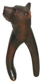Black Forest Carved Wood Bear Nutcracker