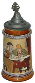 4/10L Drinking Man Etched JW Remy Stein