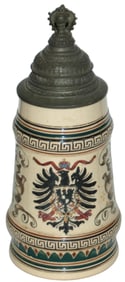 Imperial Eagle & Verse Etched Stein