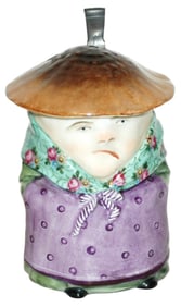 Schierholz Porcelain Mushroom Lady Character Stein