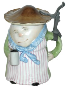 Schierholz Porcelain Mshroom Lady w Apron & Stein
