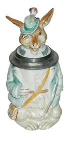 RPM Porcelain  Hunter Rabbit Character Stein