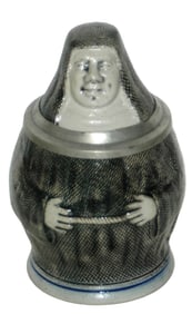1/4L Stoneware Nun Character Stein
