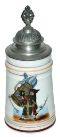3/10L Munich Child w Frauenkirche Character Stein