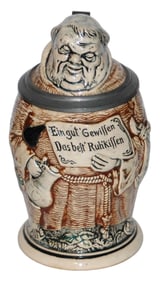 1/4L Dumler & Breiden Monk Character Stein