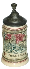Pikes Peak Colorado Souvenir Stein