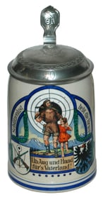 William Tell, Son & Target Stoneware Stein