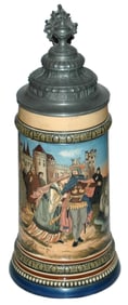 HR Lohengrins Departure Stein w Fancy Lid