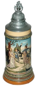 HR Lohengrins Arrival Stein & Fancy Lid